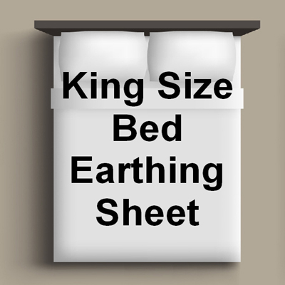 King Sized Bed Organic Fitted Earthing Sheet