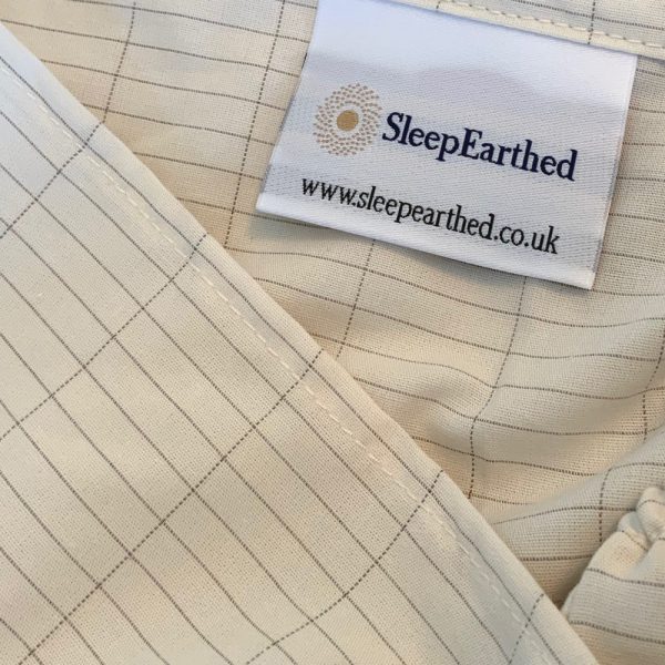 Sleep Earthed Product Label Earthing Bed Sheet