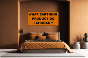 light brown bedroom, modern with bed and plant pots in white stone