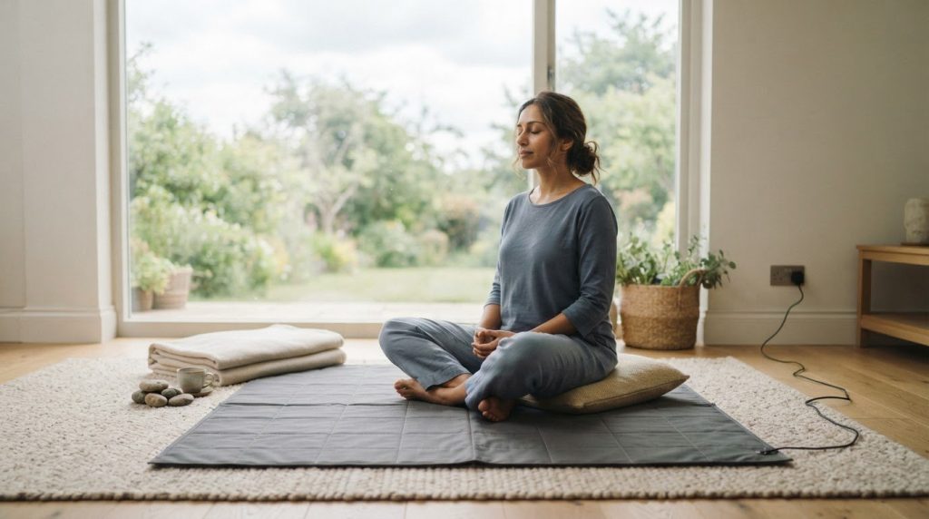 Earthing Sheet for Meditation: How to Set Up a Grounding Practice